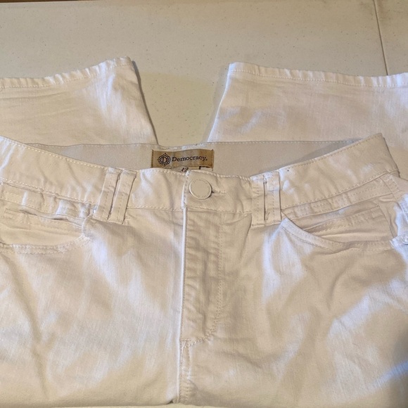 Democracy Jeans Bermuda shorts size 12 white - Picture 1 of 8